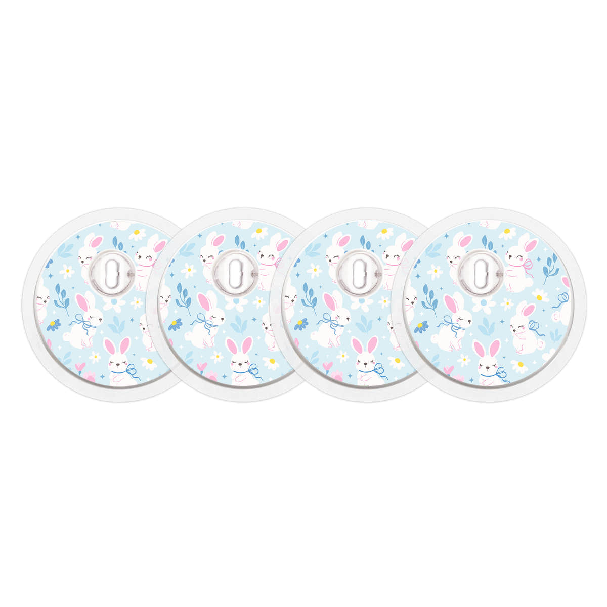 Sweet Bunnies FreeStyle Libre 3 Plus & Lingo  Sensor Sticker - Pump Peelz