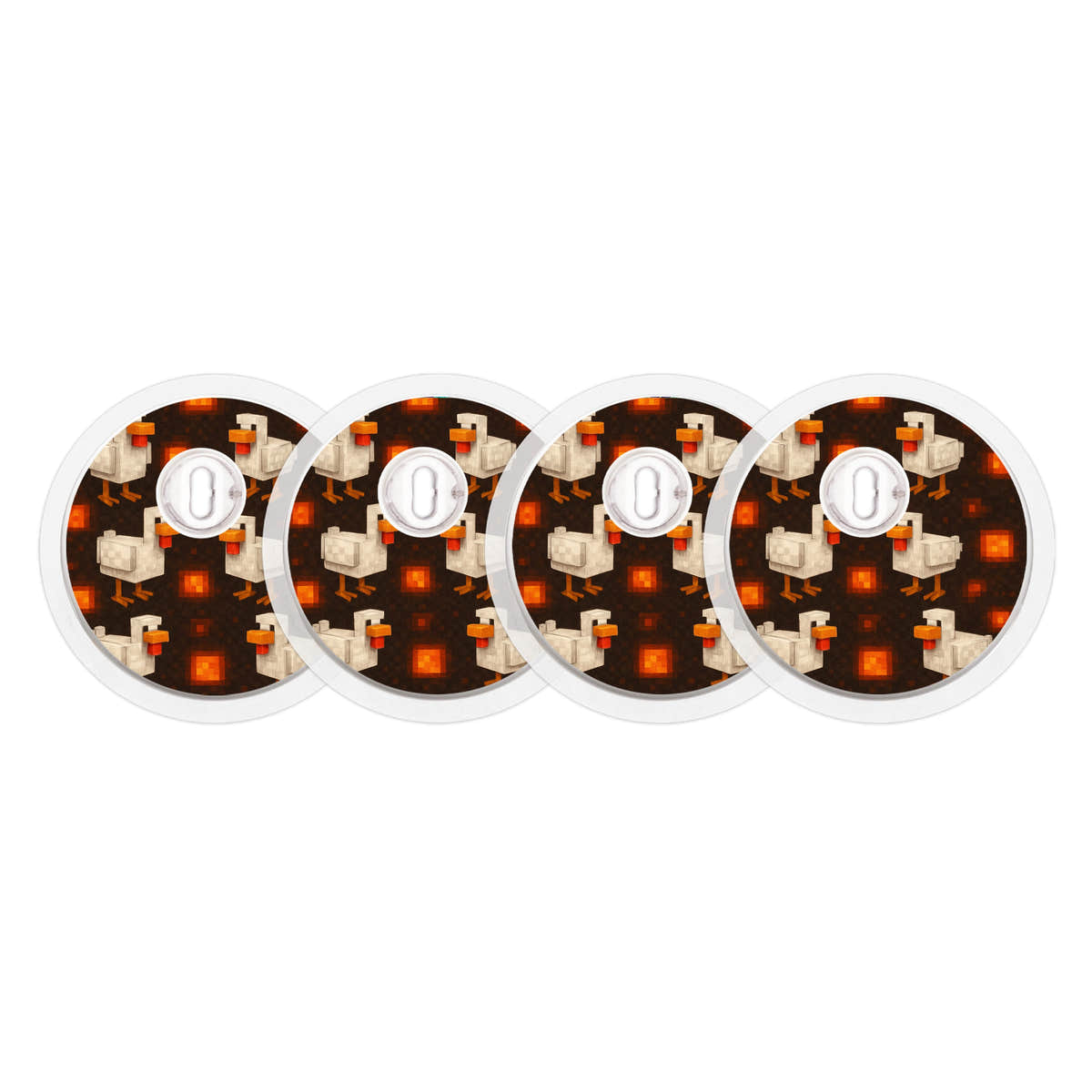 Inferno Chicken FreeStyle Libre 3 Plus & Lingo  Sensor Sticker - Pump Peelz