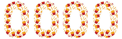 French Fries Dexcom G6 Patch Tape - Pump Peelz