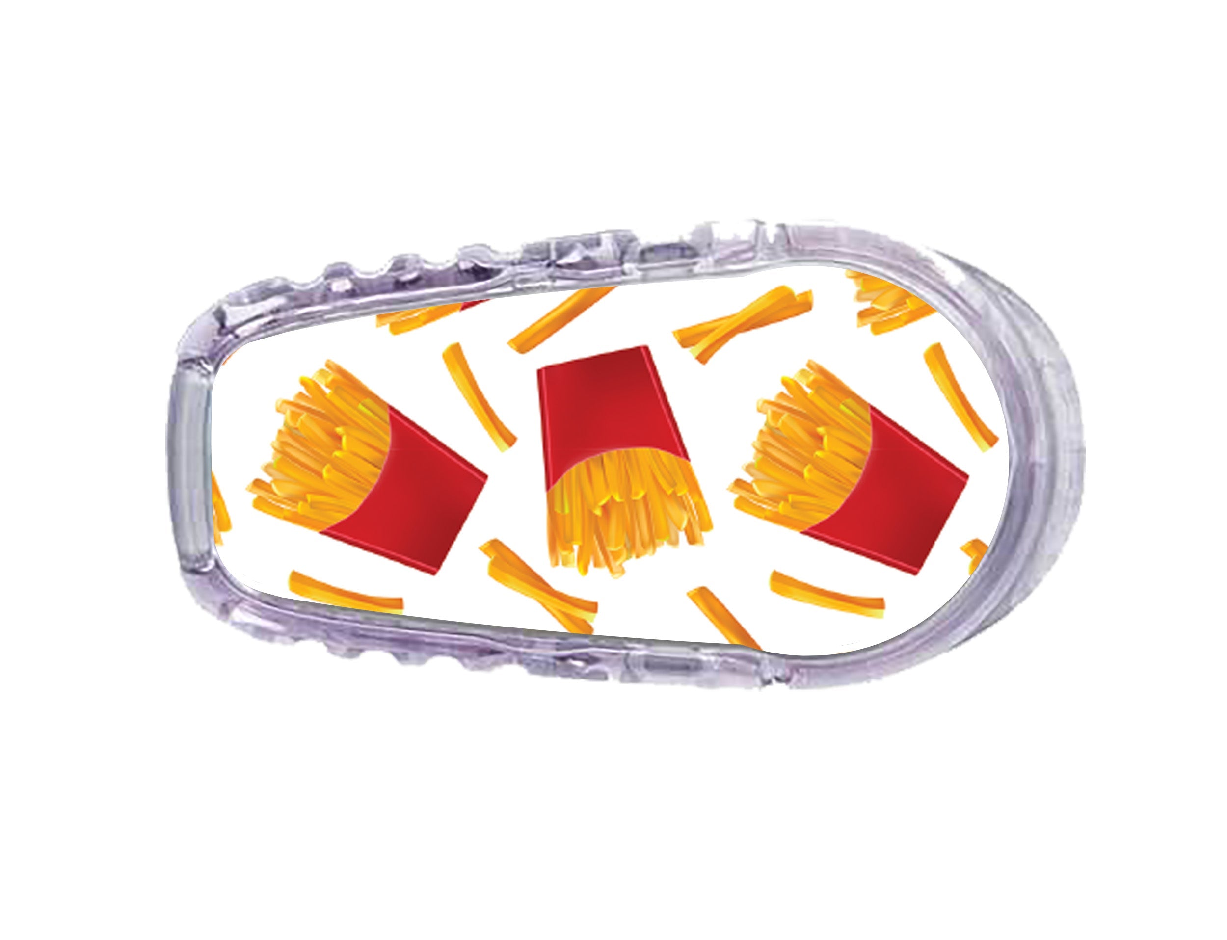 French Fries Sticker Designed for the DEXCOM Transmitter