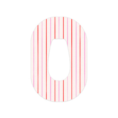 Peppermint Stripes Dexcom G6 Patch Tape - Pump Peelz