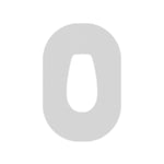 Solid Color Platinum Dexcom G6 Patch Tape - Pump Peelz