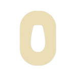 Solid Color Buttermilk Dexcom G6 Patch Tape - Pump Peelz