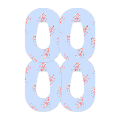 Candy Cane Lane Dexcom G6 Patch Tape - Pump Peelz