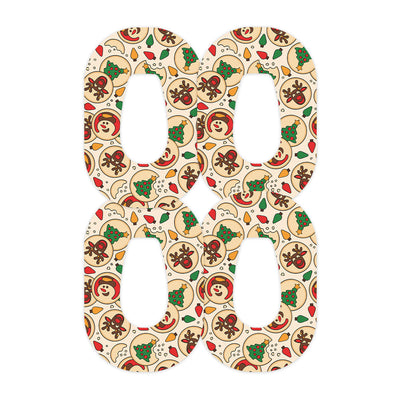 Santa's Cookies Dexcom G6 Patch Tape - Pump Peelz