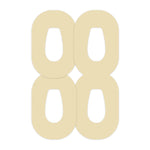 Solid Color Buttermilk Dexcom G6 Patch Tape - Pump Peelz