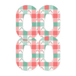 Peppermint Plaid Dexcom G6 Patch Tape - Pump Peelz