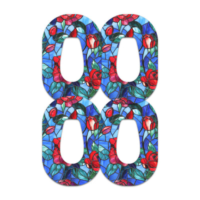Crimson Blooms Dexcom G6 Patch Tape - Pump Peelz