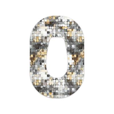 Champagne Glow Dexcom G6 Patch Tape - Pump Peelz