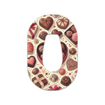 Chocolate Love Dexcom G6 Patch Tape - Pump Peelz