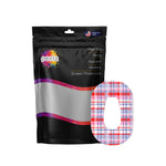 Party Plaid Dexcom G6 Patch Tape - Pump Peelz