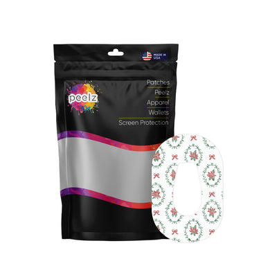 Poinsettia Parade Dexcom G6 Patch Tape - Pump Peelz
