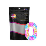 Neon Tie Dye Dexcom G6 Patch Tape - Pump Peelz