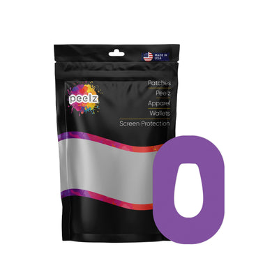 Solid Color Purple Dexcom G6 Patch Tape - Pump Peelz