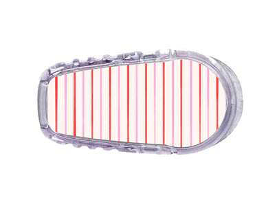 Peppermint Stripes Dexcom G6 Transmitter Sticker - Pump Peelz
