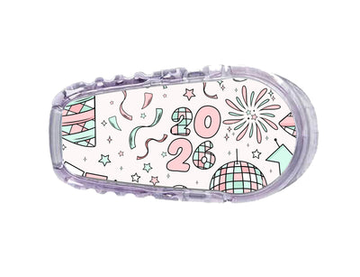 Cheers to '26 Dexcom G6 Transmitter Sticker - Pump Peelz