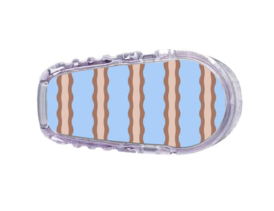 Boardwalk Waves Dexcom G6 Transmitter Sticker - Pump Peelz