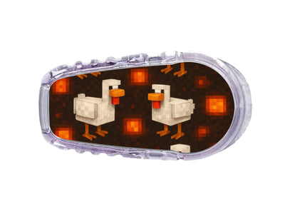 Inferno Chicken Dexcom G6 Transmitter Sticker - Pump Peelz