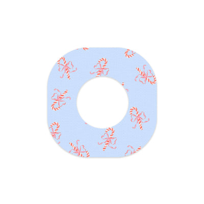 Candy Cane Lane Dexcom G7 and Stelo Patch Tape - Pump Peelz