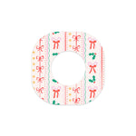 Holly Jolly Ribbon Dexcom G7 and Stelo Patch Tape - Pump Peelz