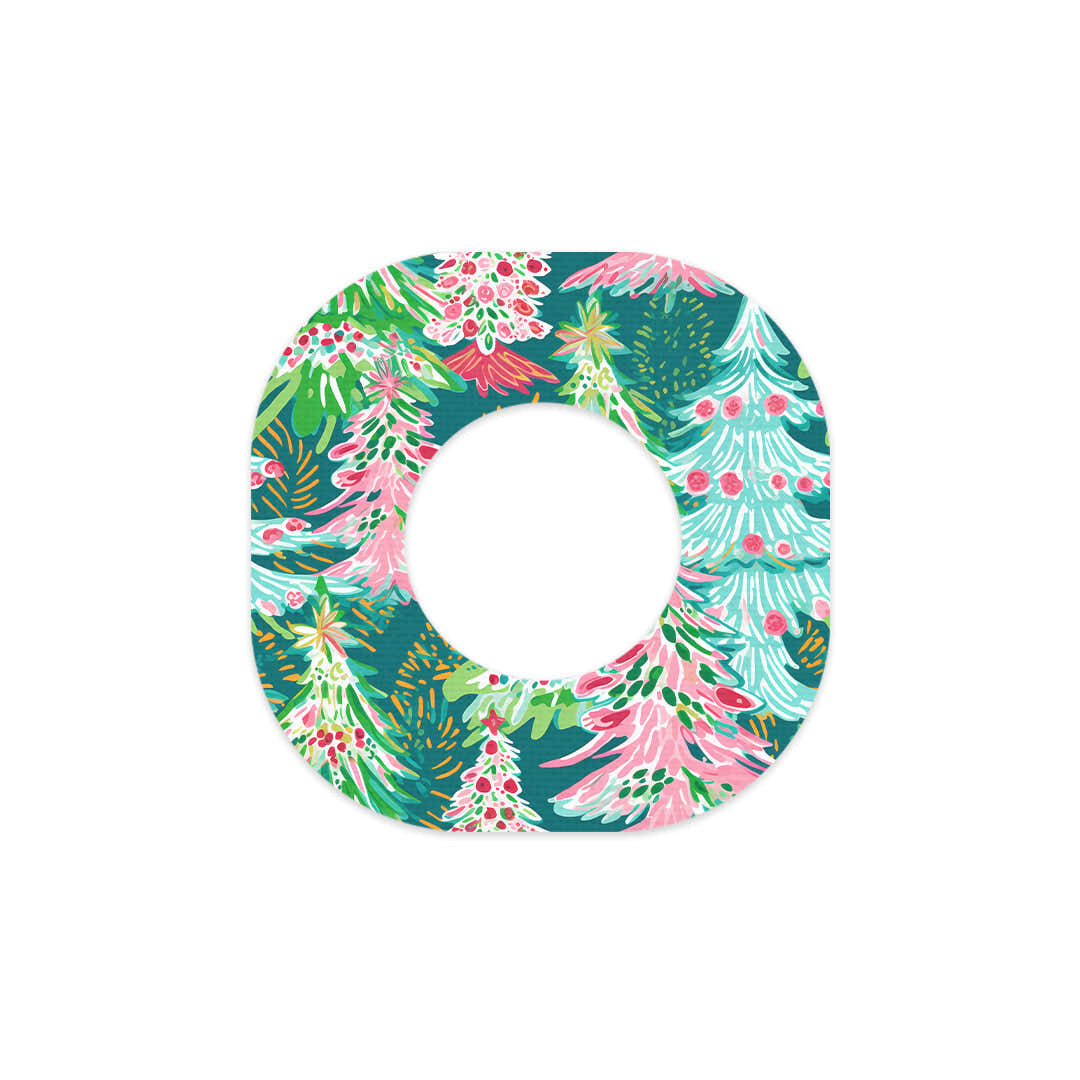 Festive Forest Dexcom G7 and Stelo Patch Tape - Pump Peelz