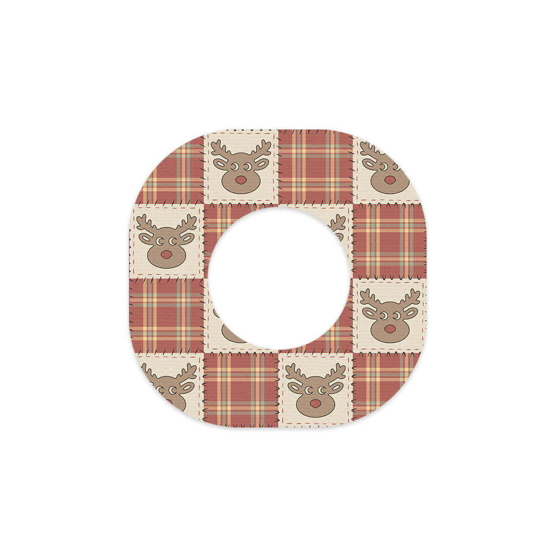 Rustic Reindeer Dexcom G7 and Stelo Patch Tape - Pump Peelz