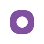 Solid Color Purple Dexcom G7 and Stelo Patch Tape - Pump Peelz