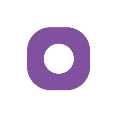 Solid Color Purple Dexcom G7 and Stelo Patch Tape - Pump Peelz
