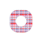 Party Plaid Dexcom G7 and Stelo Patch Tape - Pump Peelz