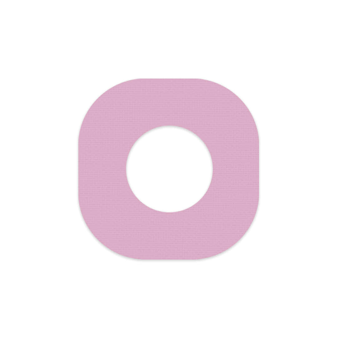 Solid Color Rose Dexcom G7 and Stelo Patch Tape - Pump Peelz