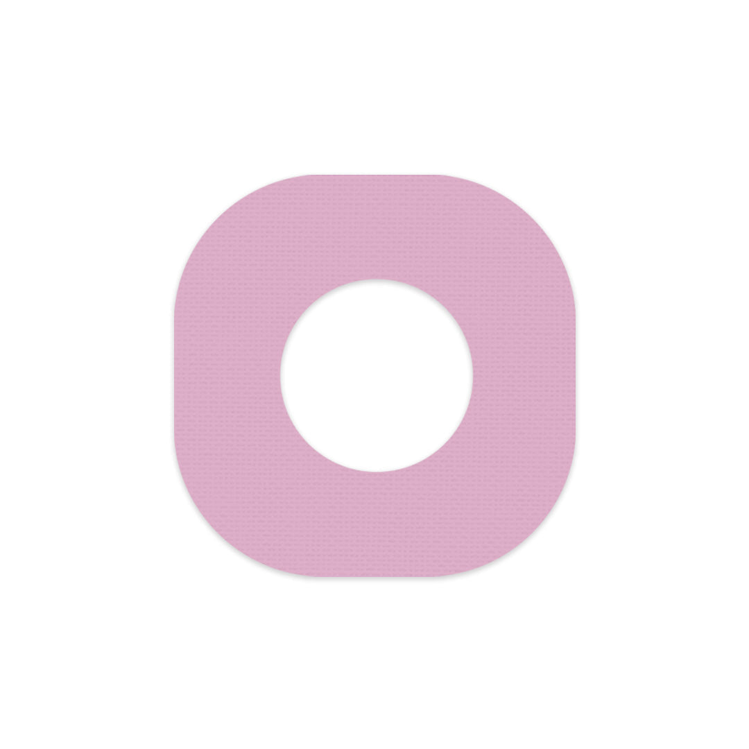 Solid Color Rose Dexcom G7 and Stelo Patch Tape - Pump Peelz