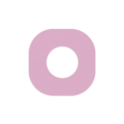 Solid Color Rose Dexcom G7 and Stelo Patch Tape - Pump Peelz