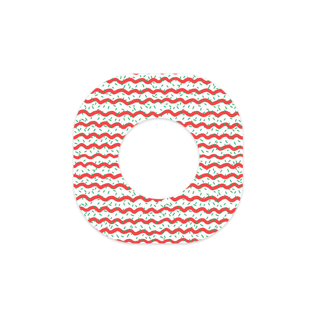 Christmas Icing Dexcom G7 and Stelo Patch Tape - Pump Peelz