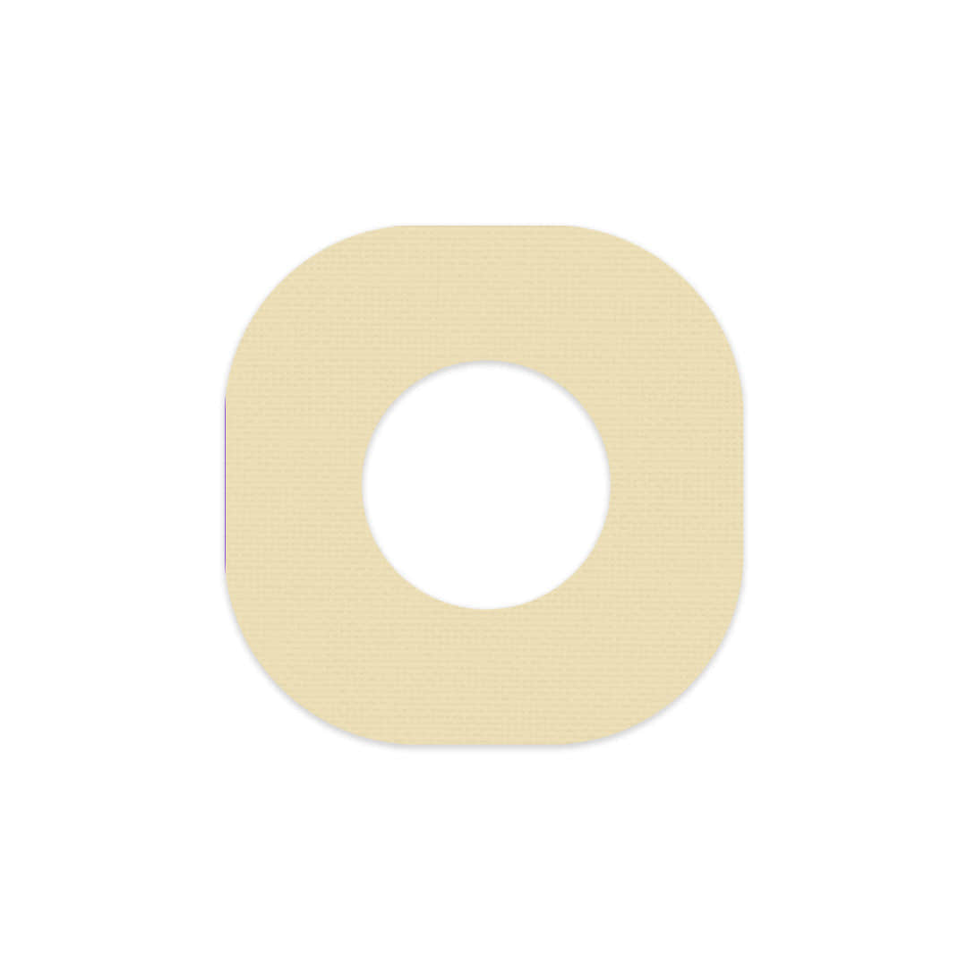 Solid Color Buttermilk Dexcom G7 and Stelo Patch Tape - Pump Peelz