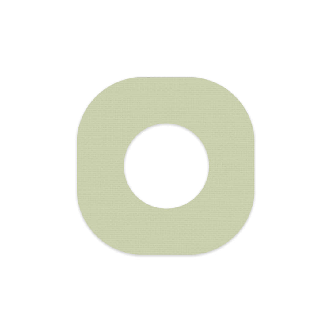 Solid Color Tea Dexcom G7 and Stelo Patch Tape - Pump Peelz