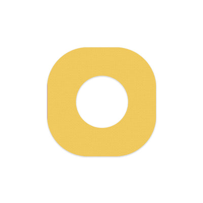 Solid Color Yellow Dexcom G7 and Stelo Patch Tape - Pump Peelz