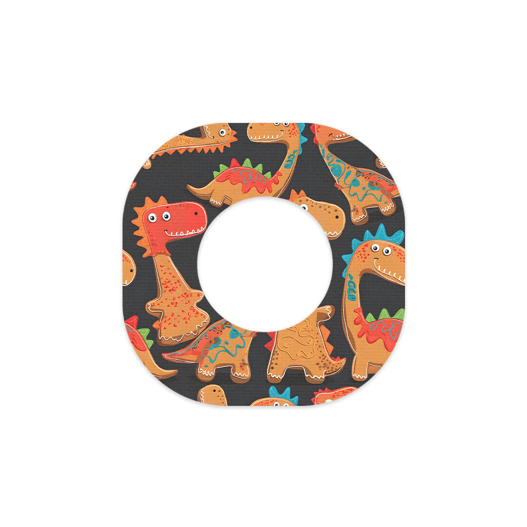 Jurassic Gingerbread Dexcom G7 and Stelo Patch Tape - Pump Peelz