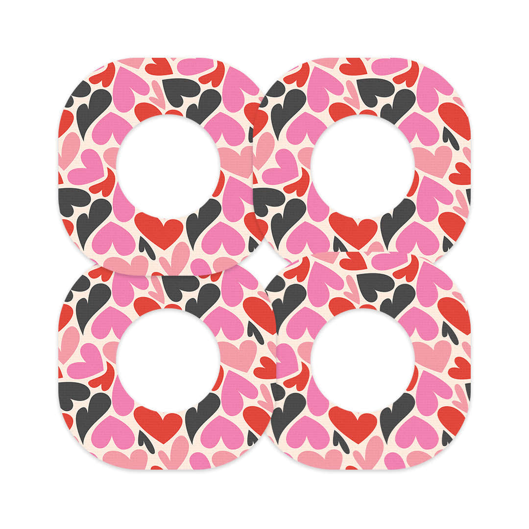 Heartbreaker Dexcom G7 and Stelo Patch Tape - Pump Peelz