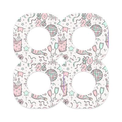 Cheers to '26 Dexcom G7 and Stelo Patch Tape - Pump Peelz