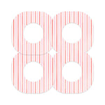 Peppermint Stripes Dexcom G7 and Stelo Patch Tape - Pump Peelz