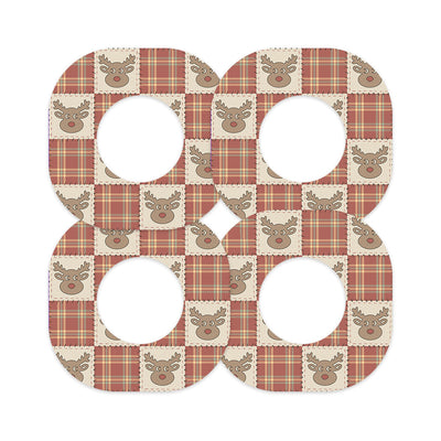 Rustic Reindeer Dexcom G7 and Stelo Patch Tape - Pump Peelz
