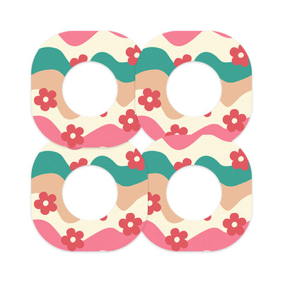 Retro Noel Dexcom G7 and Stelo Patch Tape - Pump Peelz