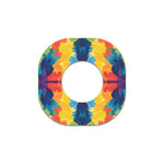 Bright Tie Dye Dexcom G7 and Stelo Patch Tape - Pump Peelz