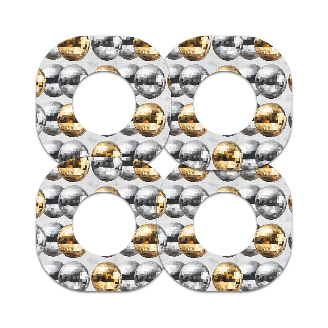 Disco Balls Dexcom G7 and Stelo Patch Tape - Pump Peelz