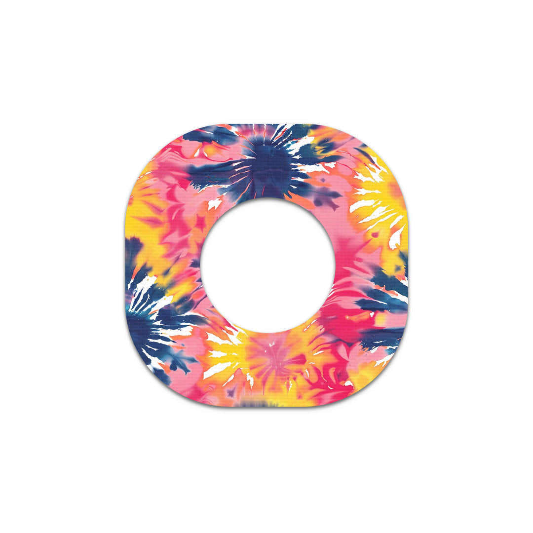 Summer Tie Dye Dexcom G7 and Stelo Patch Tape - Pump Peelz