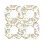 Rainbow Blooms Dexcom G7 and Stelo Patch Tape - Pump Peelz