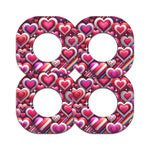 Sparkly Hearts Dexcom G7 and Stelo Patch Tape - Pump Peelz