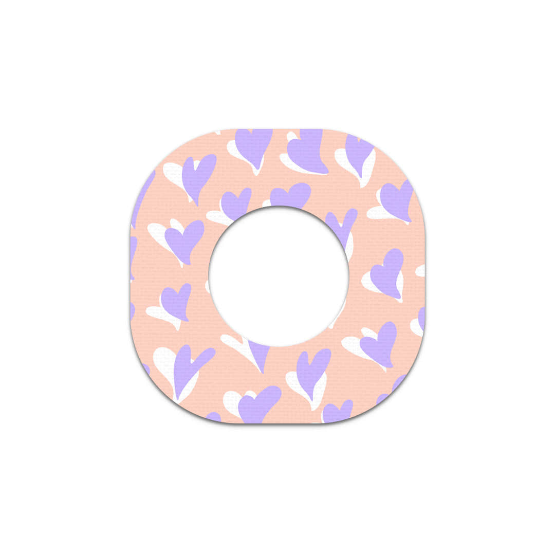 Lavender Love Dexcom G7 and Stelo Patch Tape - Pump Peelz