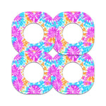 Neon Tie Dye Dexcom G7 and Stelo Patch Tape - Pump Peelz