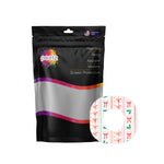 Holly Jolly Ribbon Dexcom G7 and Stelo Patch Tape - Pump Peelz